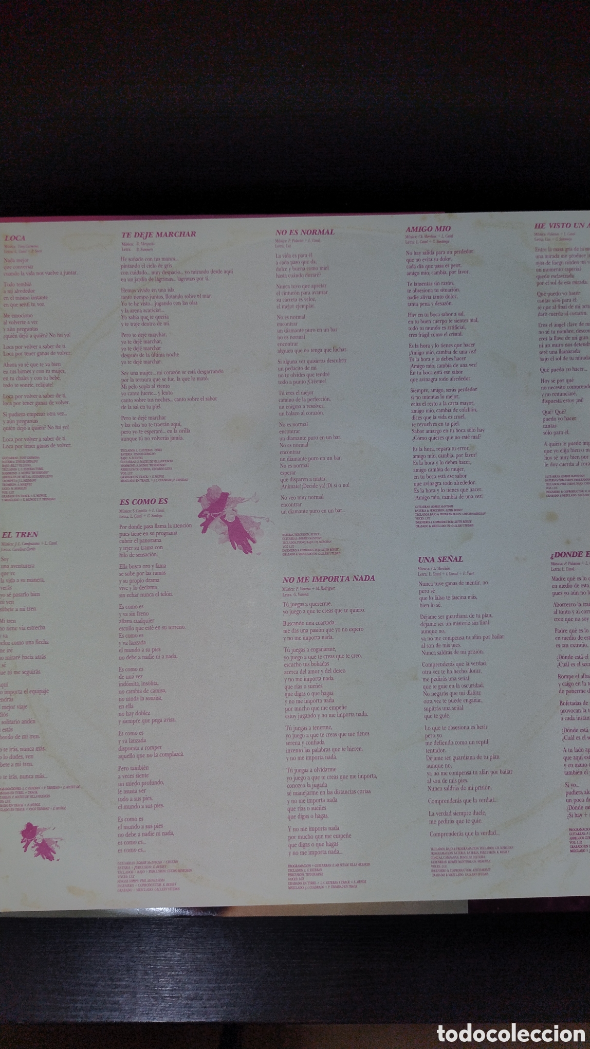 Discos de vinilo: Luz Casal disco LP V - Foto 3