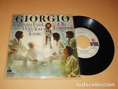 Discos de vinilo: GIORGIO MORODER - I WANNA FUNK WITH YOU TONITE - SINGLE - 1978