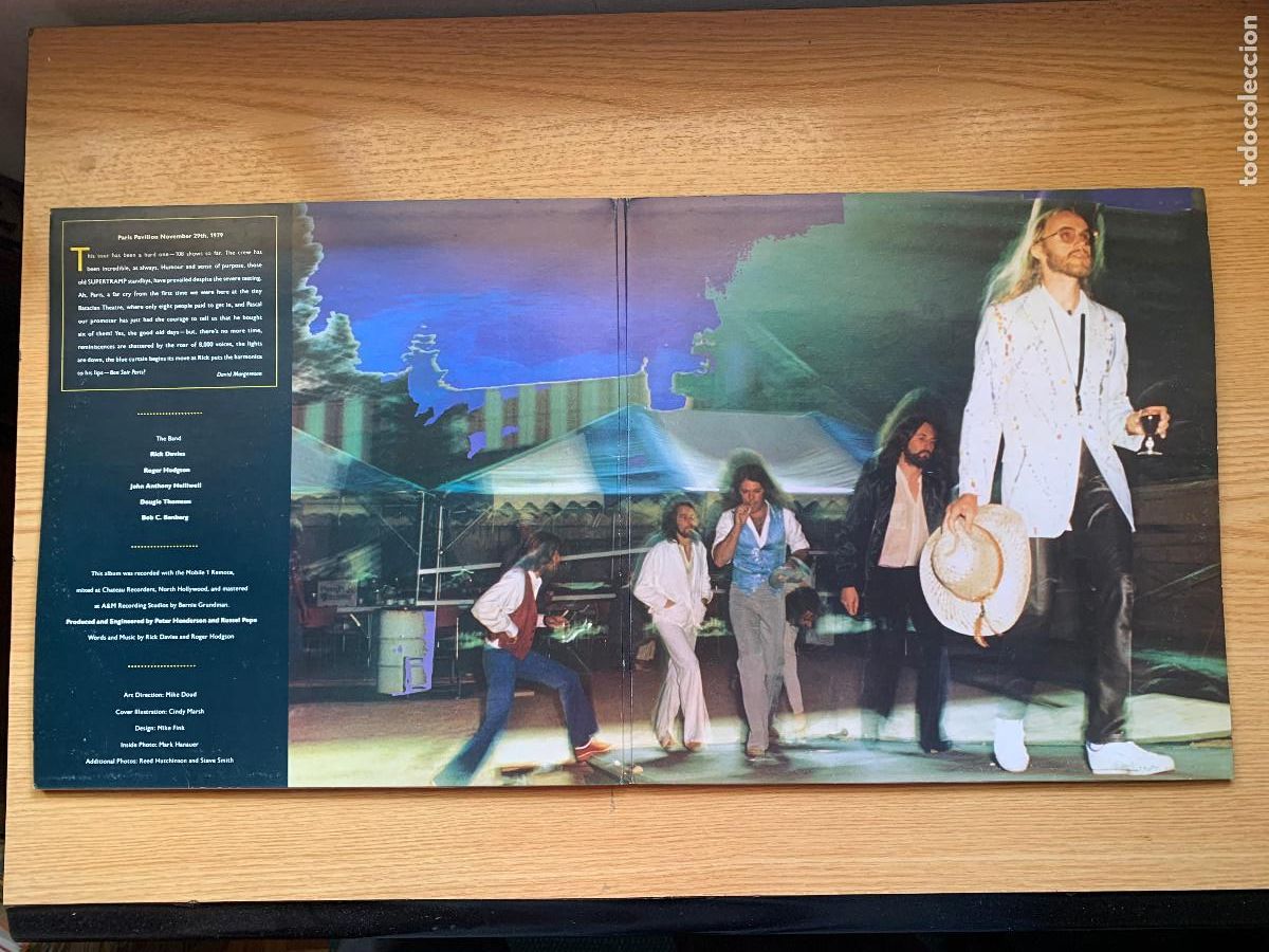 Discos de vinilo: Supertramp: Par&iacute;s - LP Doble - Foto 2