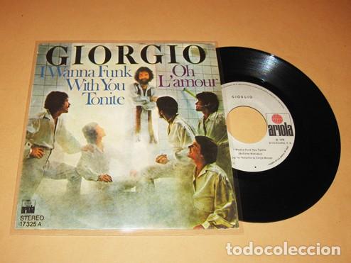Discos de vinilo: GIORGIO MORODER - I WANNA FUNK WITH YOU TONITE - SINGLE - 1976