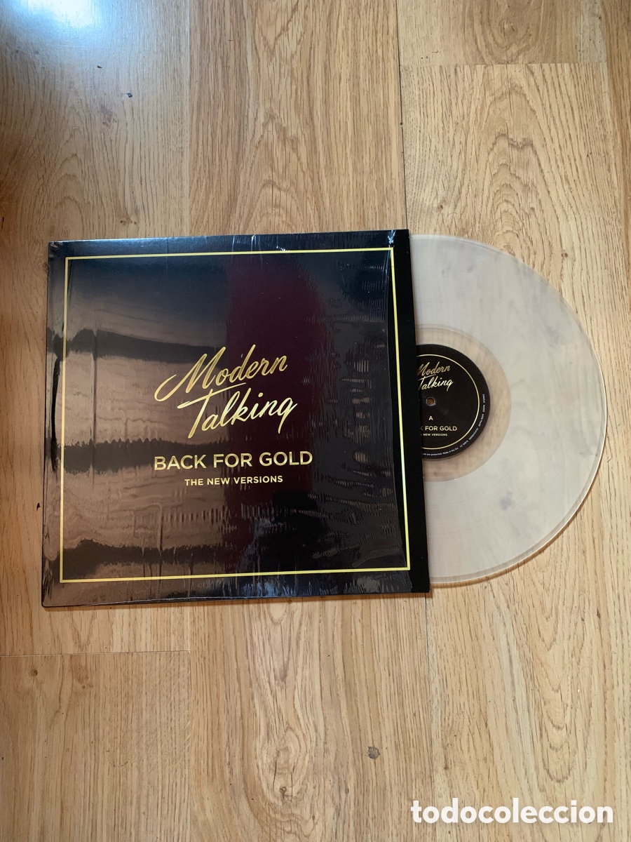 Discos de vinilo: MODERN TALKING LP VINILO TRANSPARENTE BACK FOR GOLD THE NEW VERSIONS DIETER BOHLEN THOMAS ANDERS