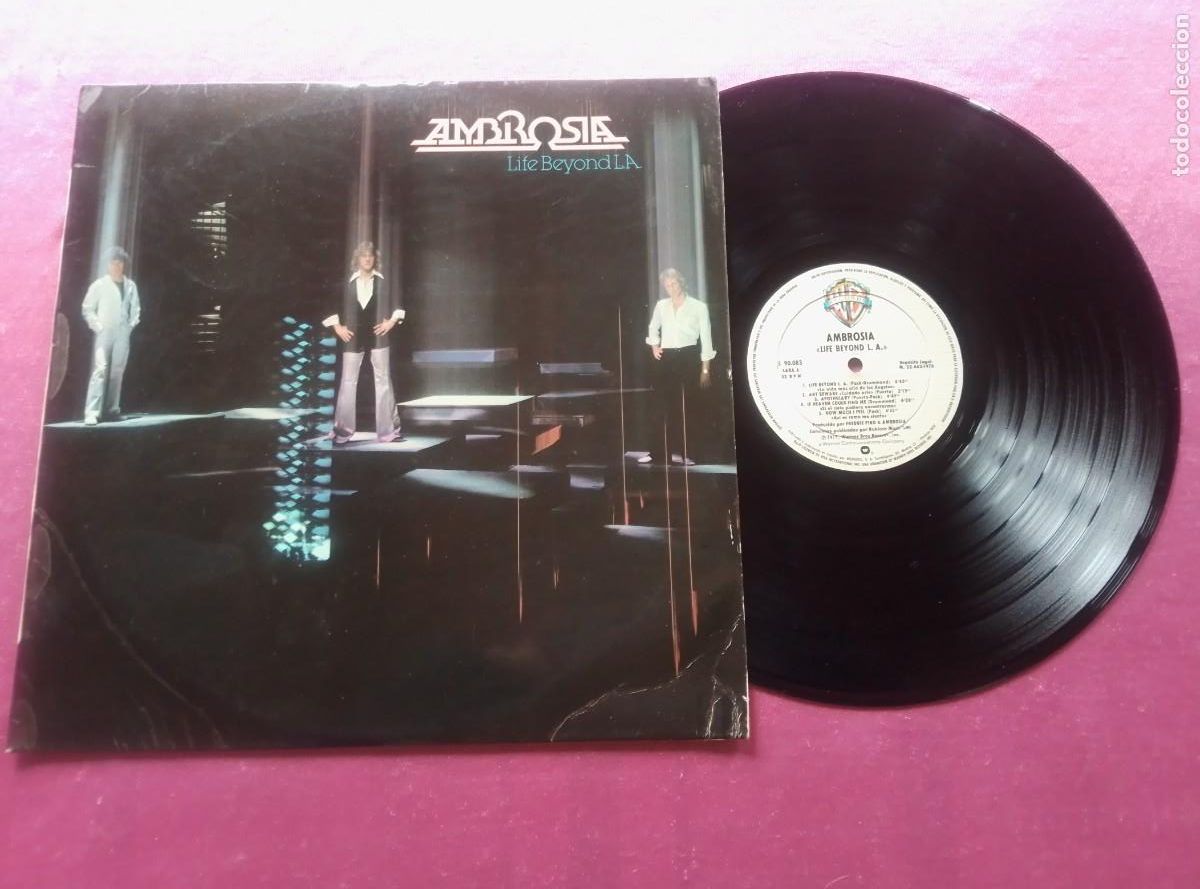 Discos de vinilo: AMBROSIA LIFE BEYOND 1978 LP MAC1 - Foto 1