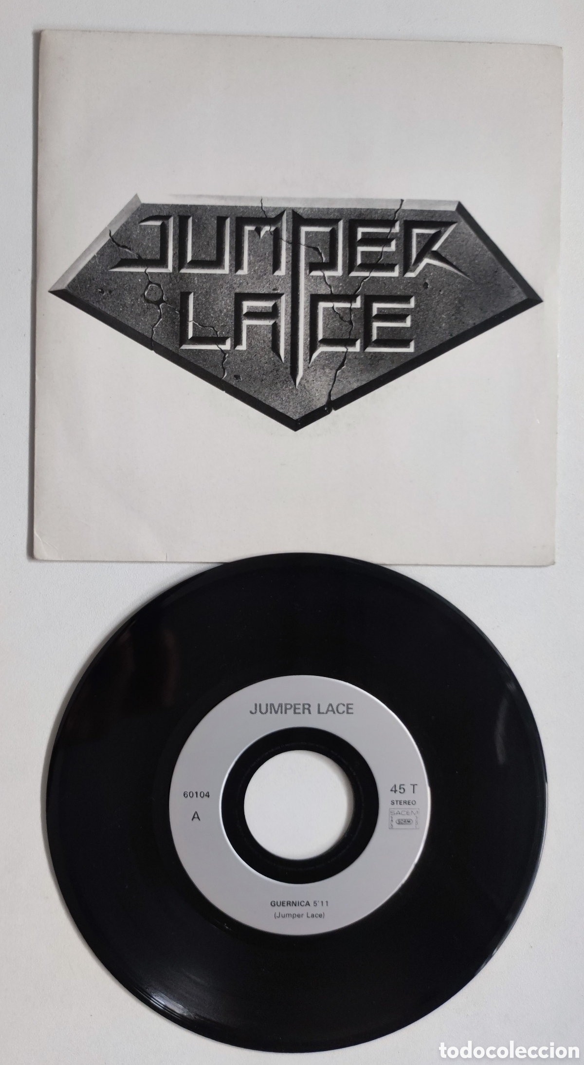 Discos de vinilo: SINGLE METAL - JUMPER LACE / GUERNICA - 1991 AGORILA (FRANCIA) - SINGLE EXCELENTE ESTADO
