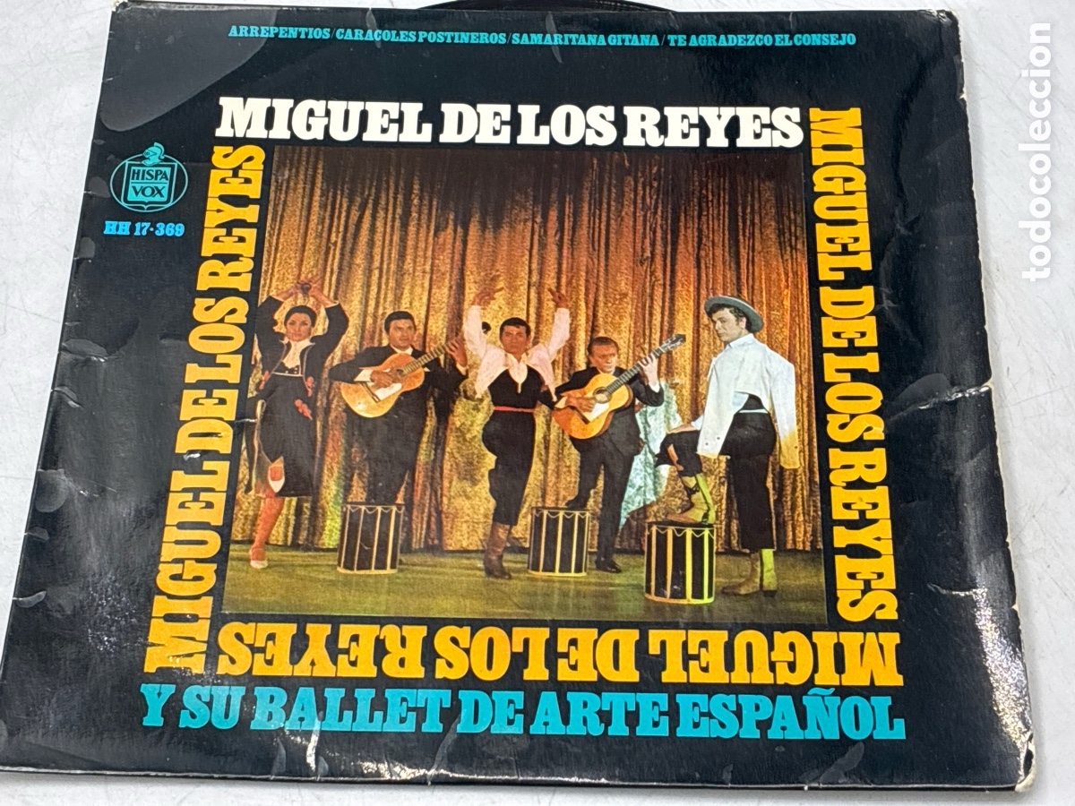 Discos de vinilo: Miguel de los Reyes. Y su ballet de arte espa&ntilde;ol. Hispavox.