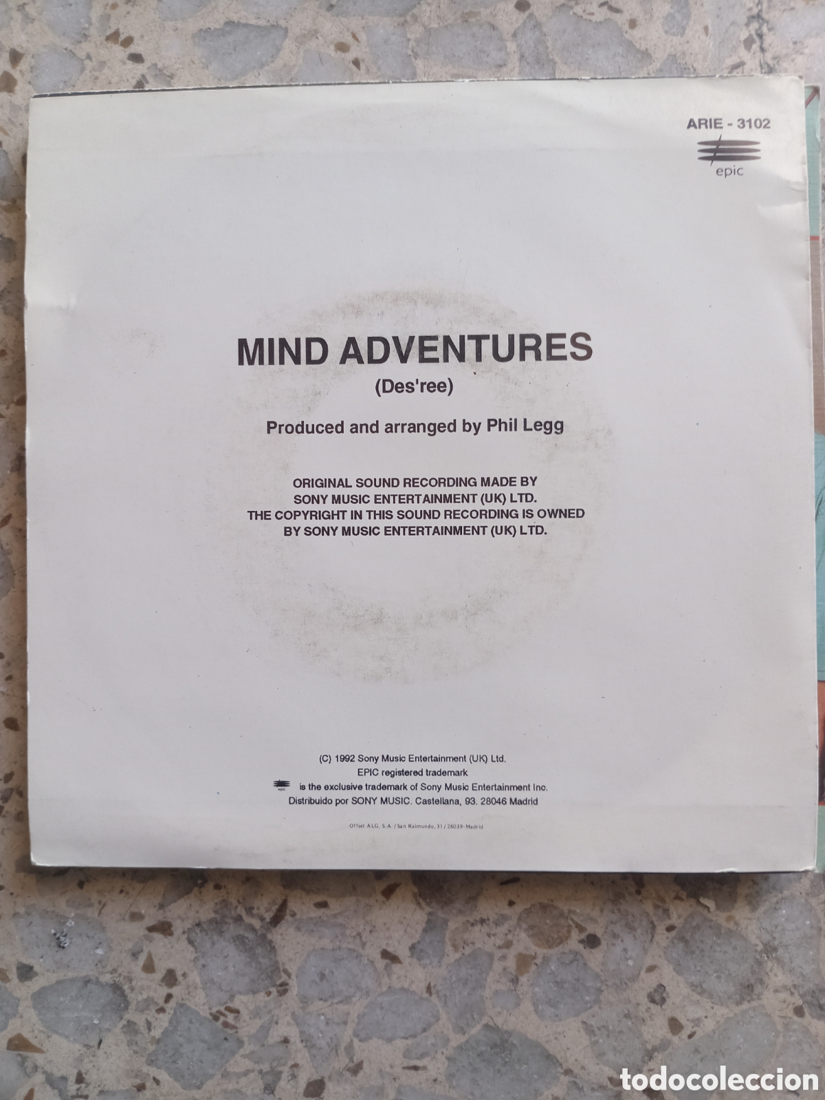 Discos de vinilo: SGL DES&acute;REE MIND ADVENTURES 1992 PROMO - Foto 2