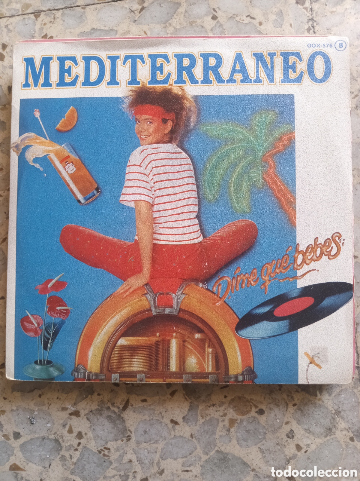 Discos de vinilo: SGL MEDITERRANEO DIME QUE BEBES 1983 PROMO