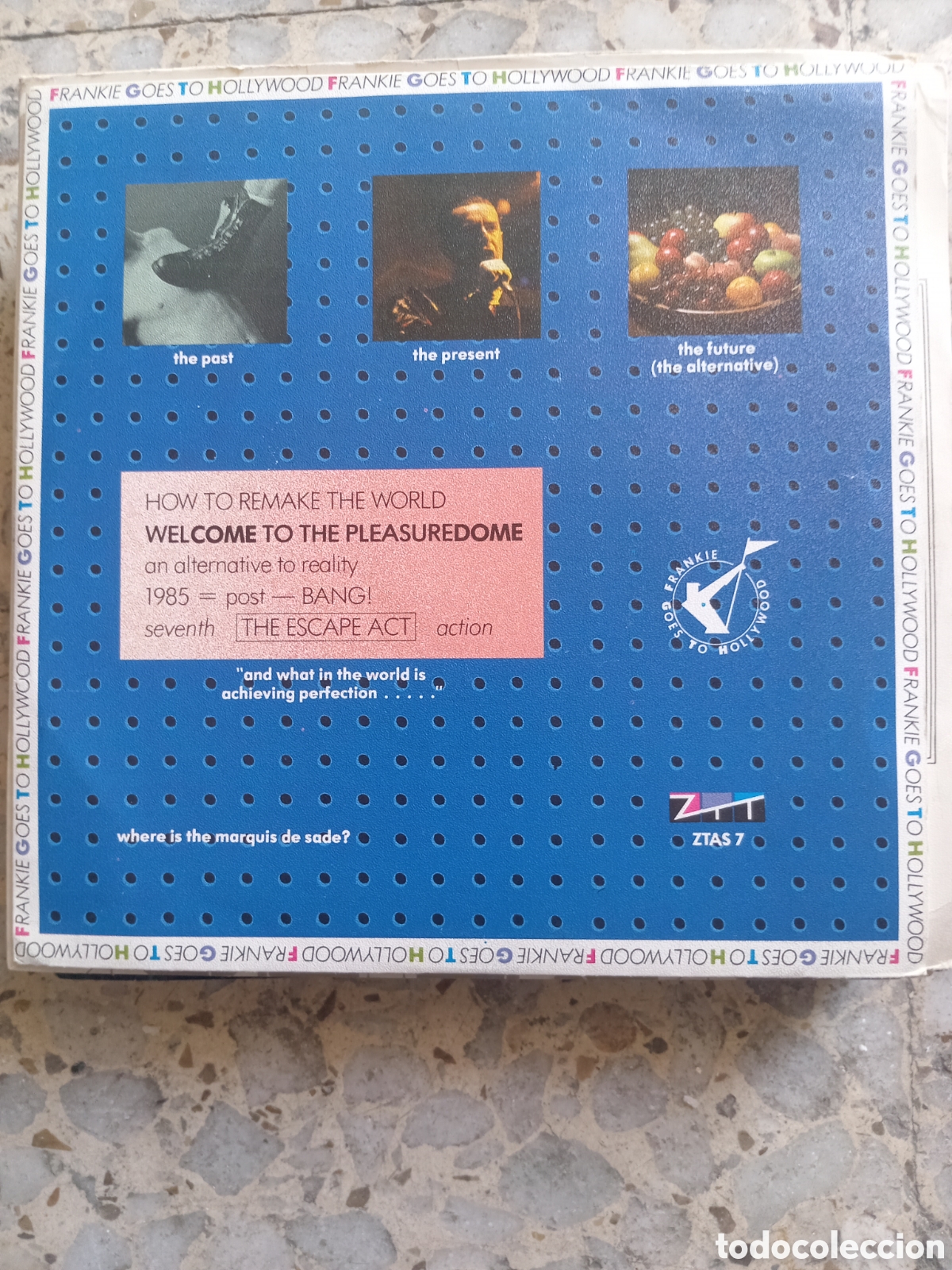 Discos de vinilo: SGL FRANKIE GOES TO HOLLYWOOD WELCOME TO THE PLEASURE DOME 1985