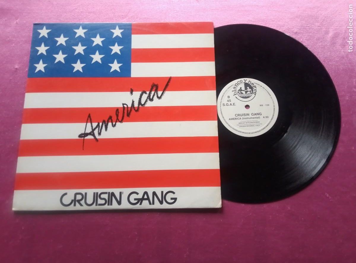 Discos de vinilo: AMERICA CRUISIN GANG 1986 LP MAC1