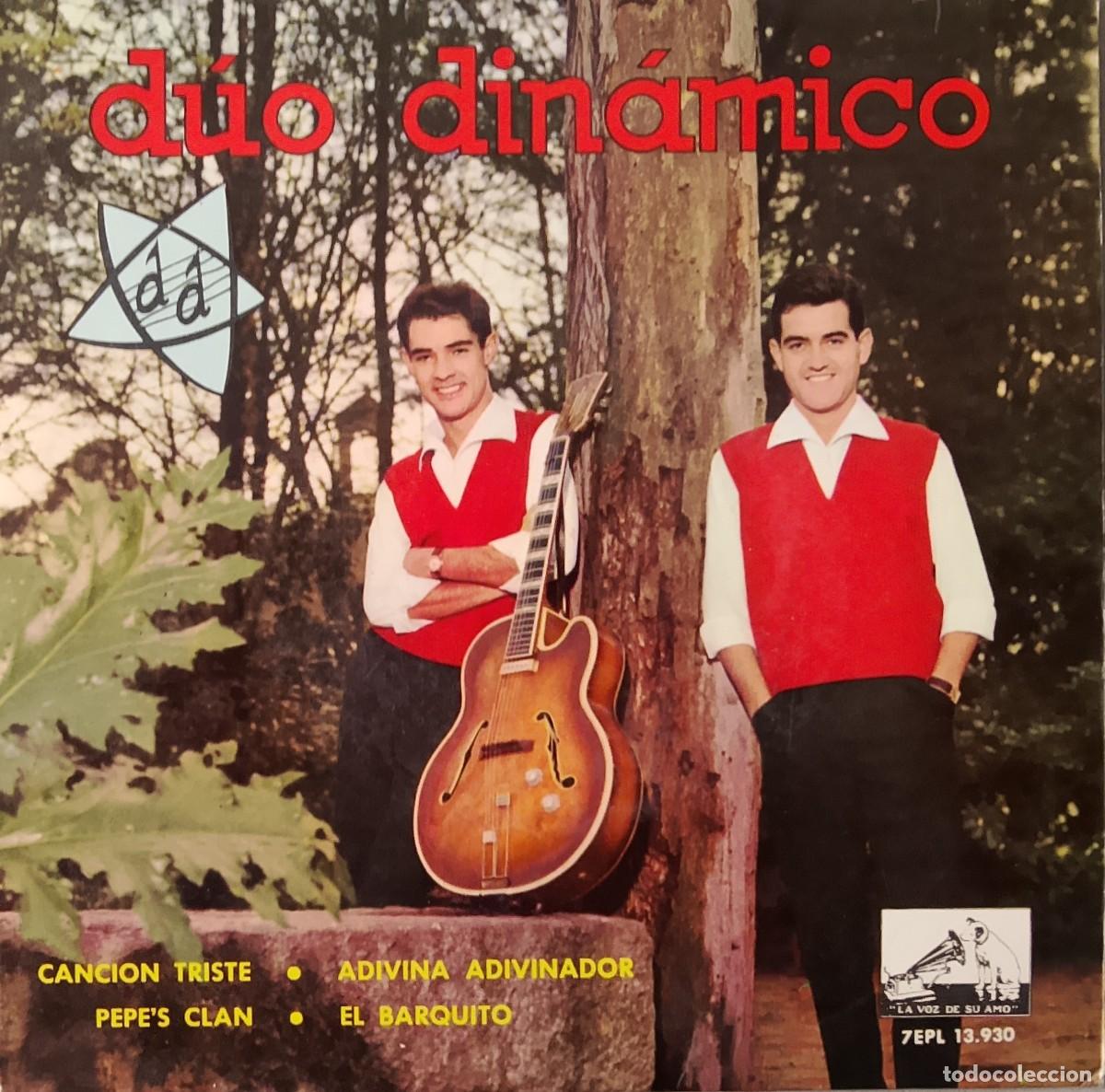 Discos de vinilo: D&uacute;o Din&aacute;mico. Canci&oacute;n triste. Vinilo single EP. - Foto 1