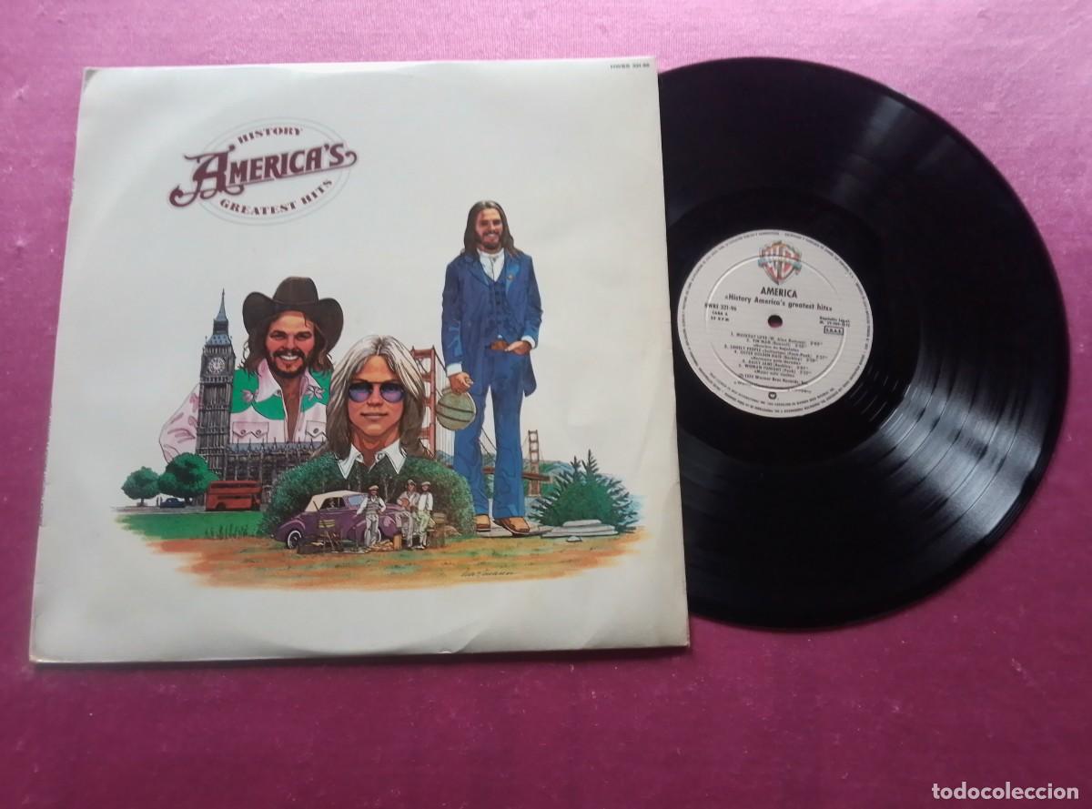 Discos de vinilo: AMERICA HISTORY AMERICA'S GREATEST HITS 1975 LP MAC1