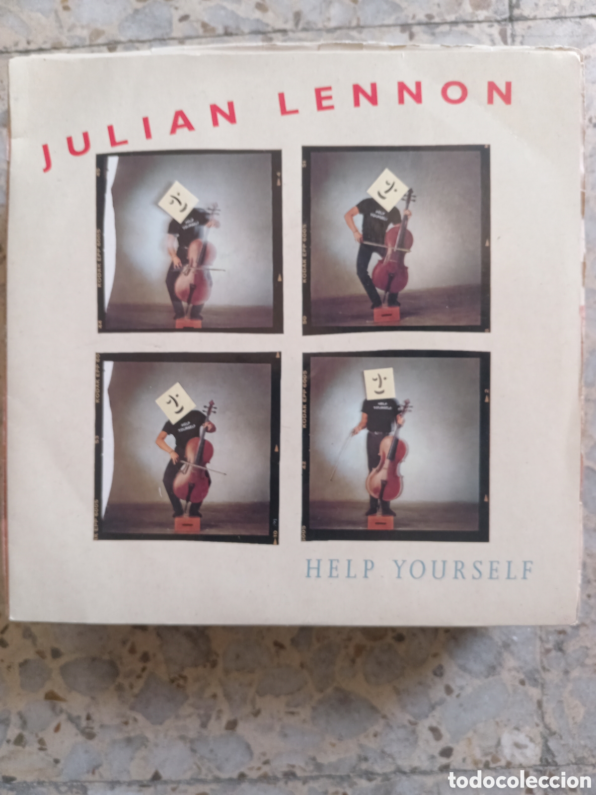 Discos de vinilo: SGL JULIAN LENNON HELP YOURSELF 1991 UK - Foto 1