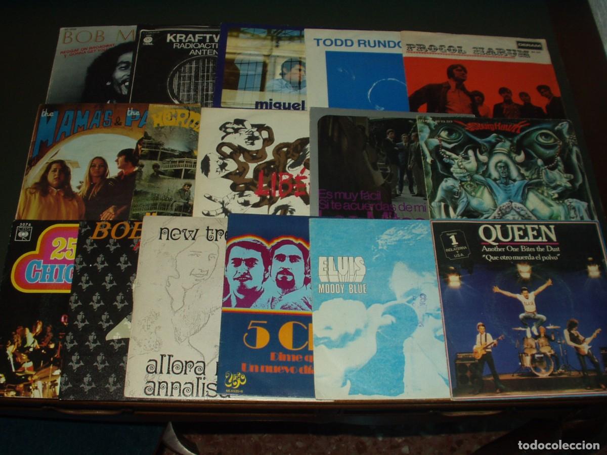 Discos de vinilo: LOTE 130 SINGLES POP/ROCK/ ESPA&Ntilde;OL Y EXTRANJERO A&Ntilde;OS 60/70