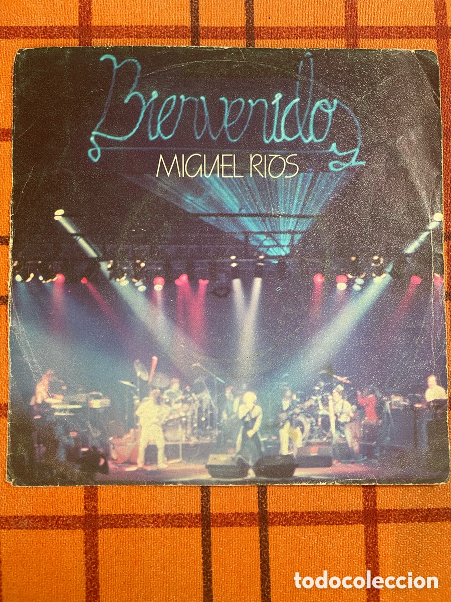 Discos de vinilo: Miguel R&iacute;os - Bienvenidos (Rock & R&iacute;os) Single 45 RPM Polydor 1982