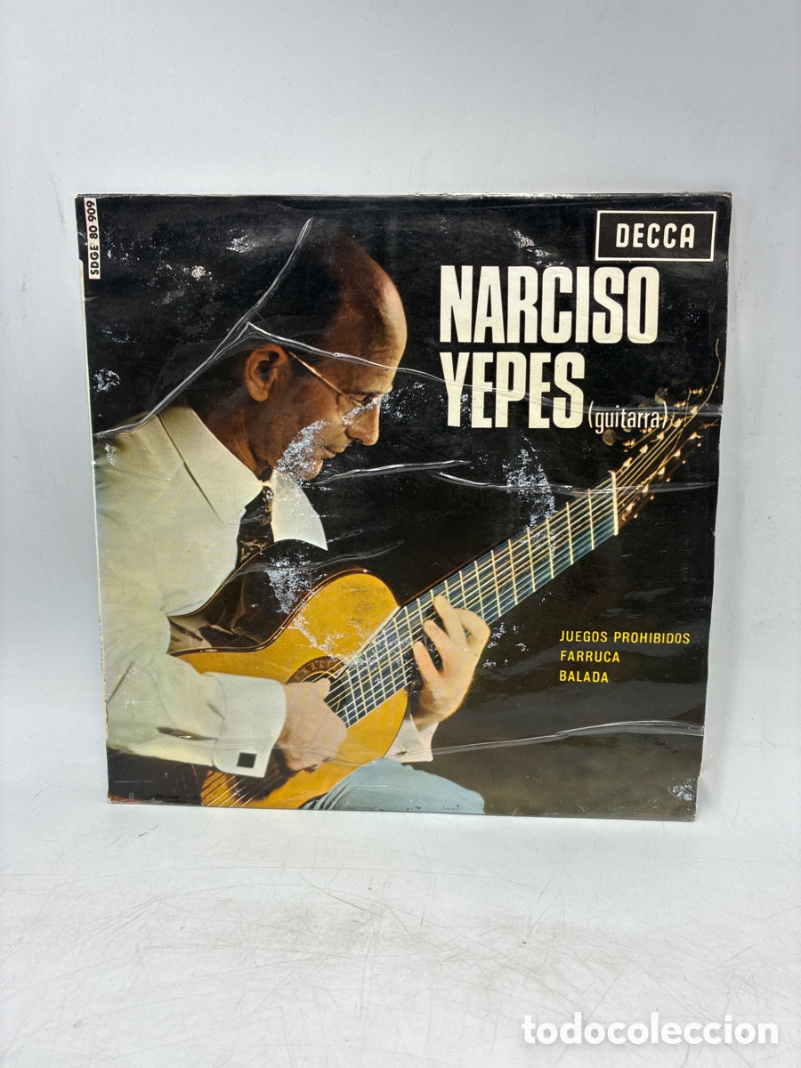 Discos de vinilo: Narciso Yepes(guitarra). DECCA. 45 R.P.M.