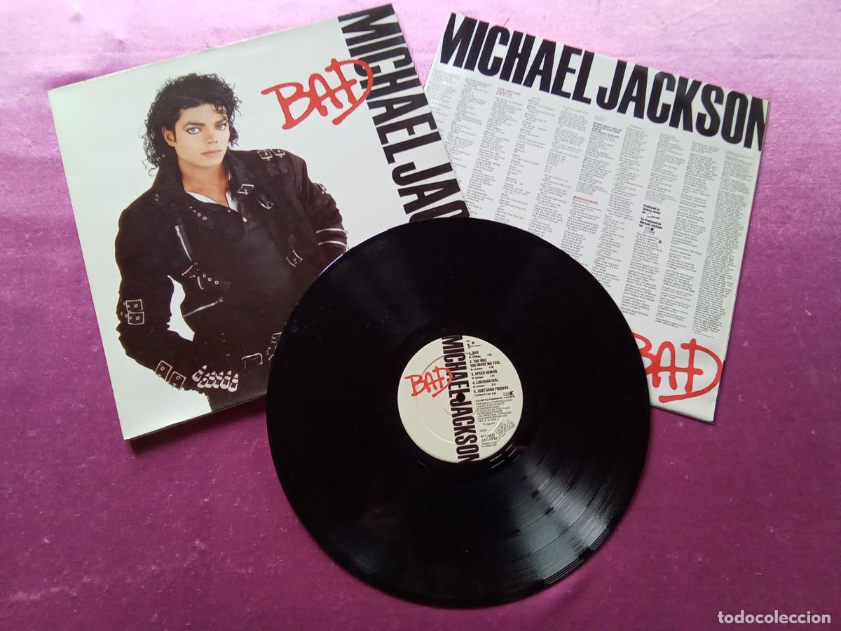 Discos de vinilo: BAD MICHAEL JACKSON 1987 LP MAC1