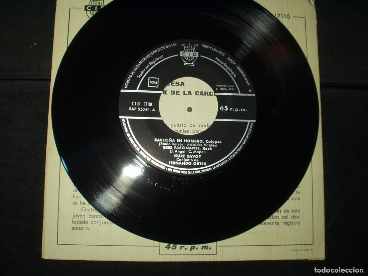 Discos de vinilo: KURT SAVOY EP ROCK DE LA CARCEL+3 - Foto 3
