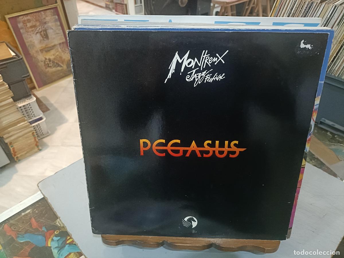 Discos de vinilo: Pegasus - Pegasus a Montreux (Jazz Festival) - LP. Pegasus Records 1984