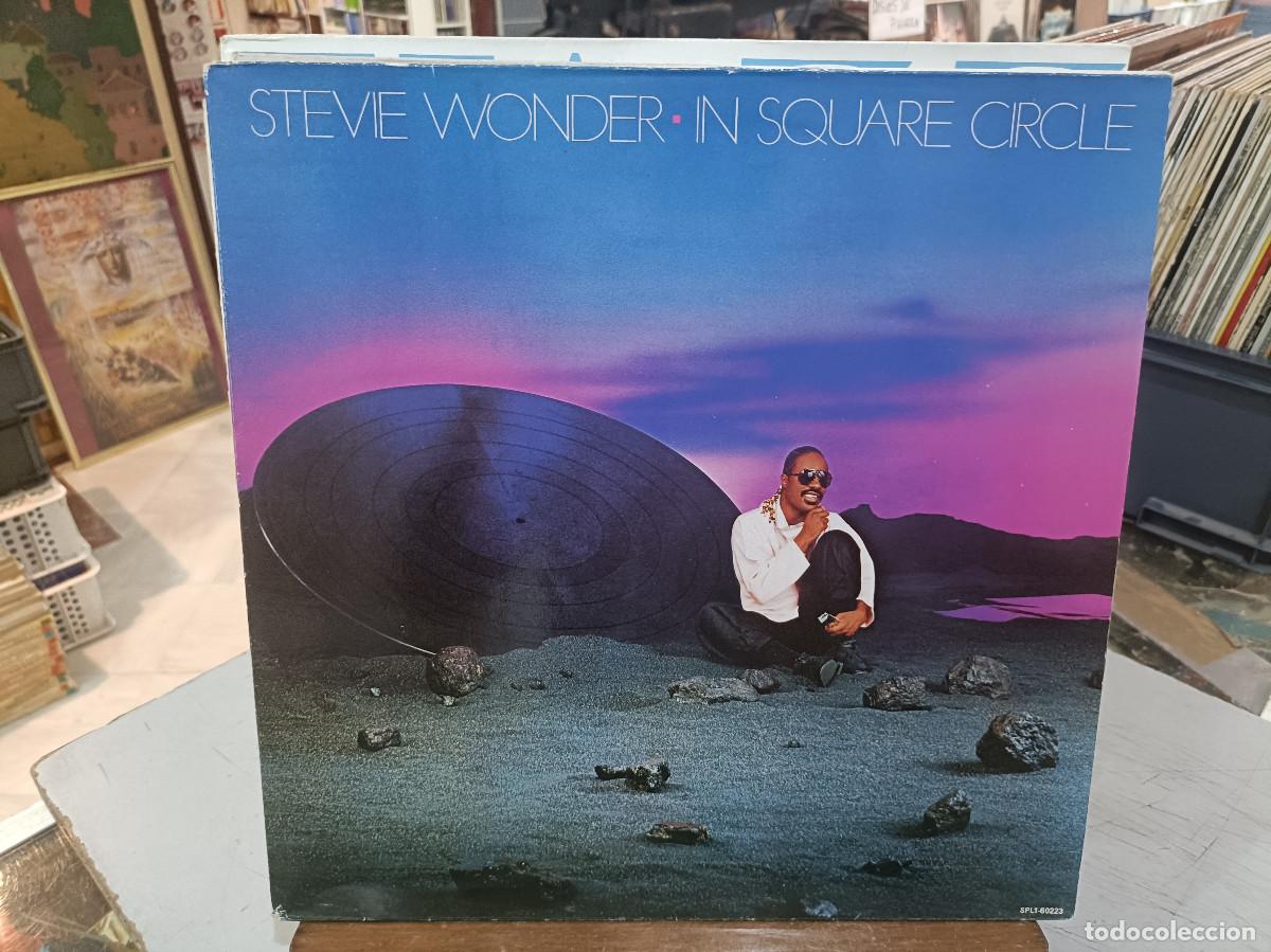 Discos de vinilo: Stevie Wonder - In square circle - LP. sello Motown 1985