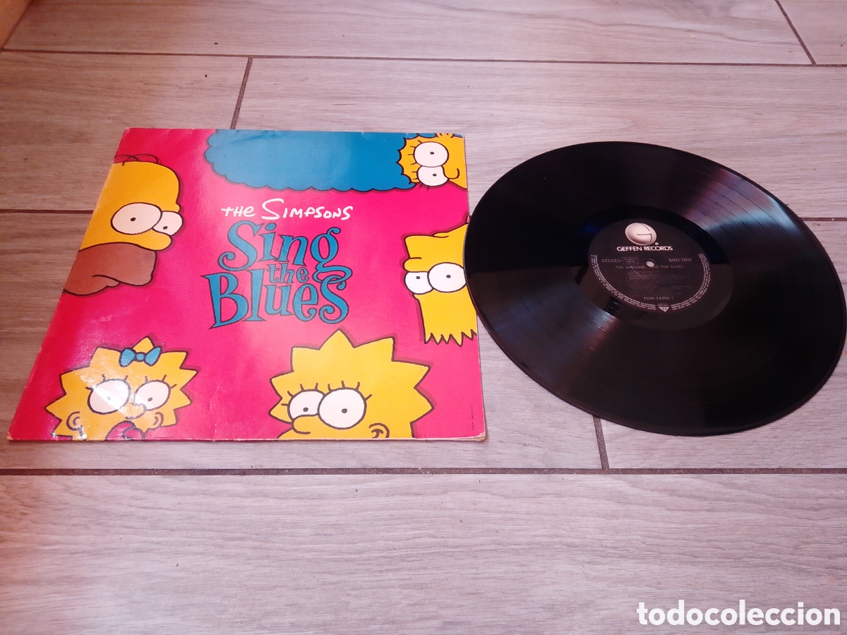 Discos de vinilo: THE SIMPSONS - SING THE BLUES - GERMANY - GEFFEN RECORDS - L -