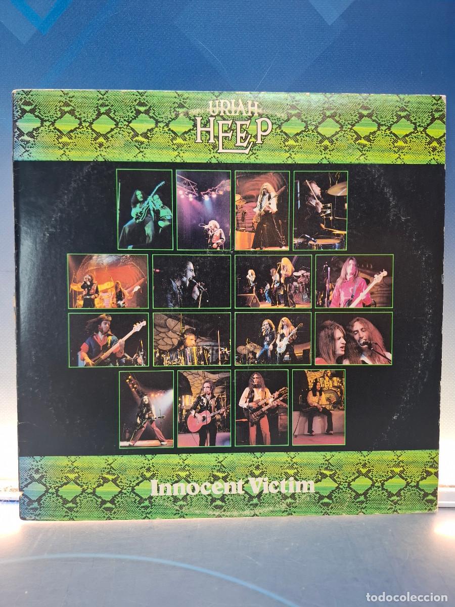 Discos de vinilo: Disco, Lp, Uriah Heep, Innocent Victim, 1977