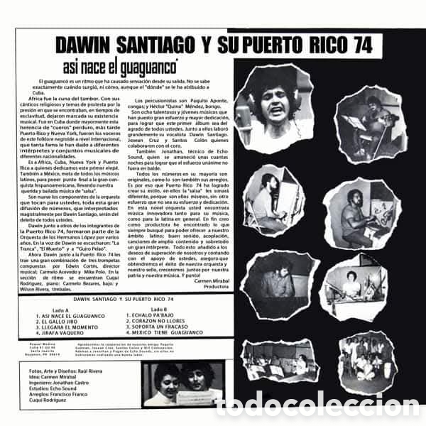 Discos de vinilo: Vinilo Salsa As&iacute; Nace el Guaguanco - Foto 2