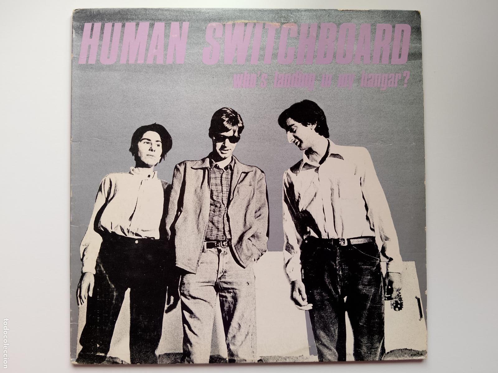 Discos de vinilo: Human Switchboard-Who's Landing In My Hangar? (LP Faulty Products 1981) Ohio punk. Pere Ubu, Devo