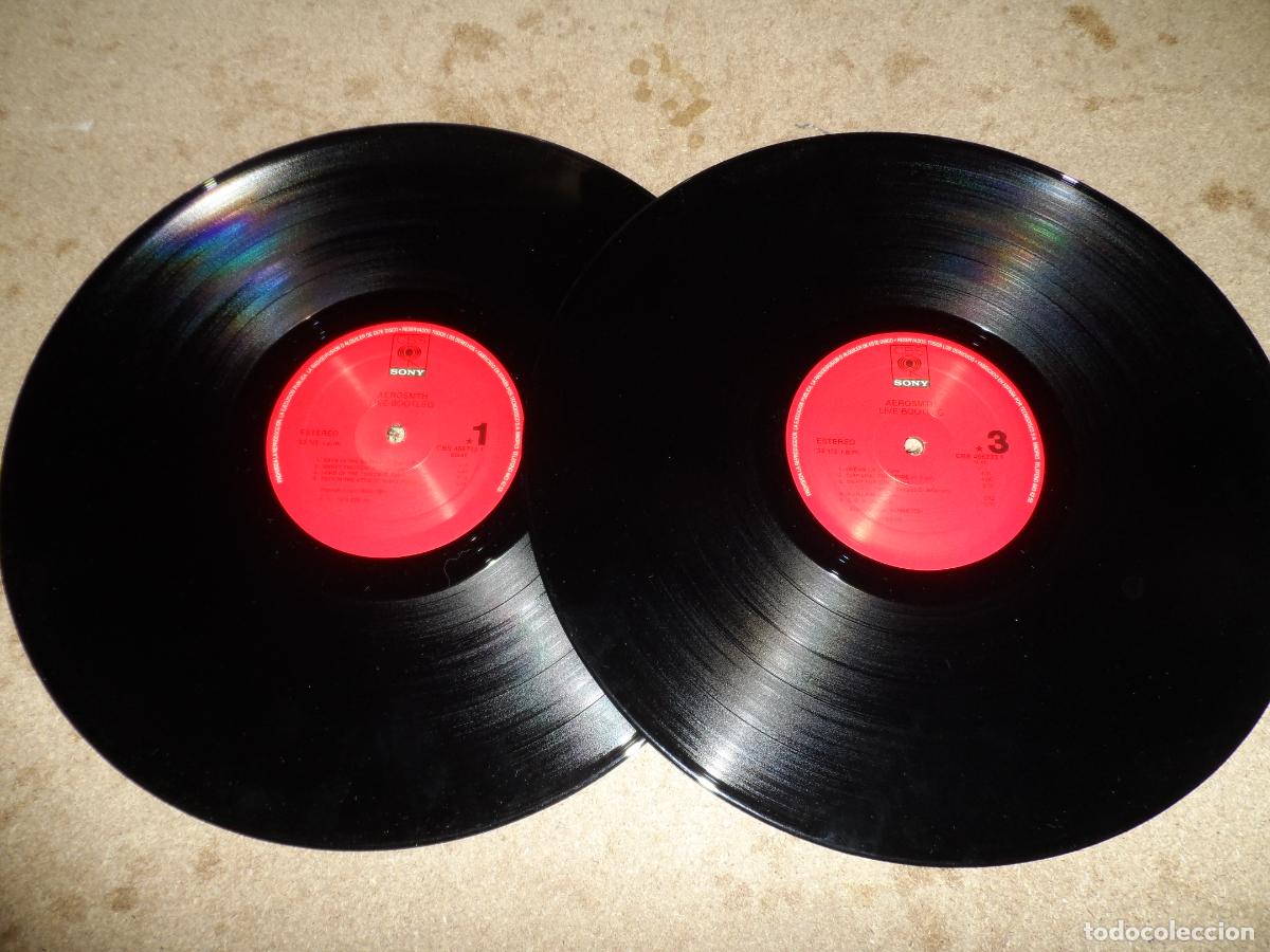 Discos de vinilo: AEROSMITH - LIVE BOOTLEG (SPAIN 1991) (2 LPS) - Foto 3