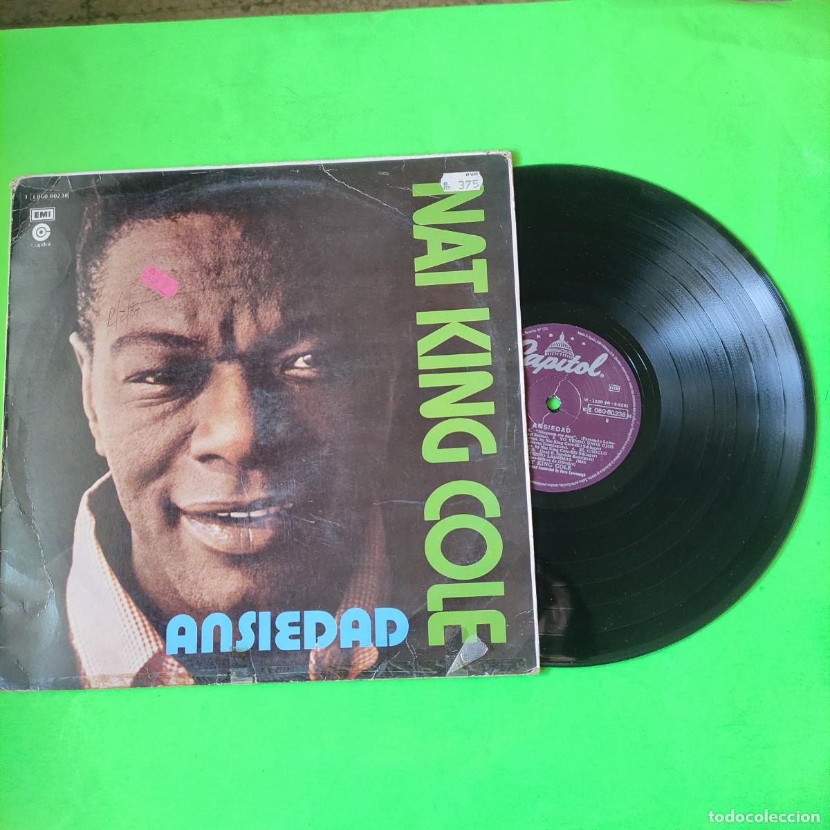 Dischi in vinile: NAT KING COLE - ANSIEDAD - LP EMI . CAPITOL 1960 ** Juani
