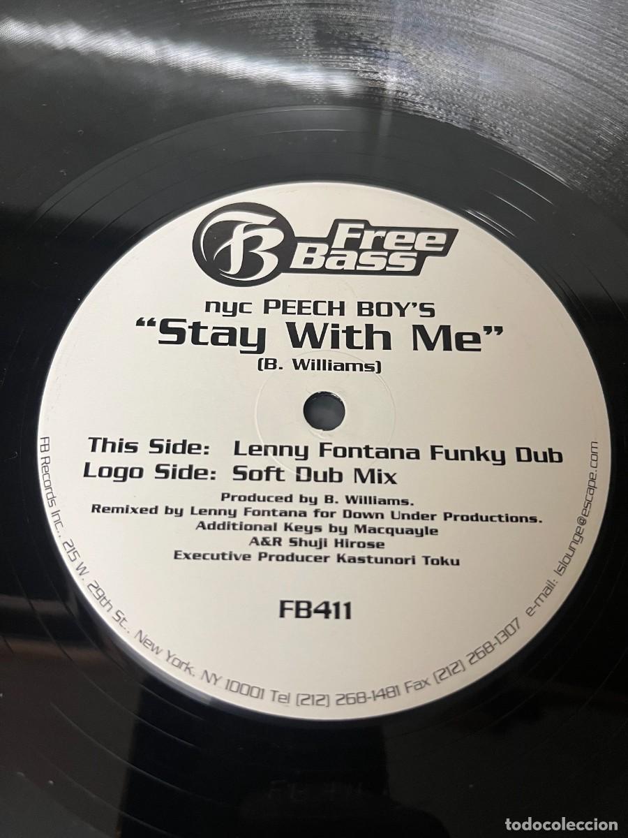 Discos de vinilo: NYC Peech Boys Stay With Me - Foto 3