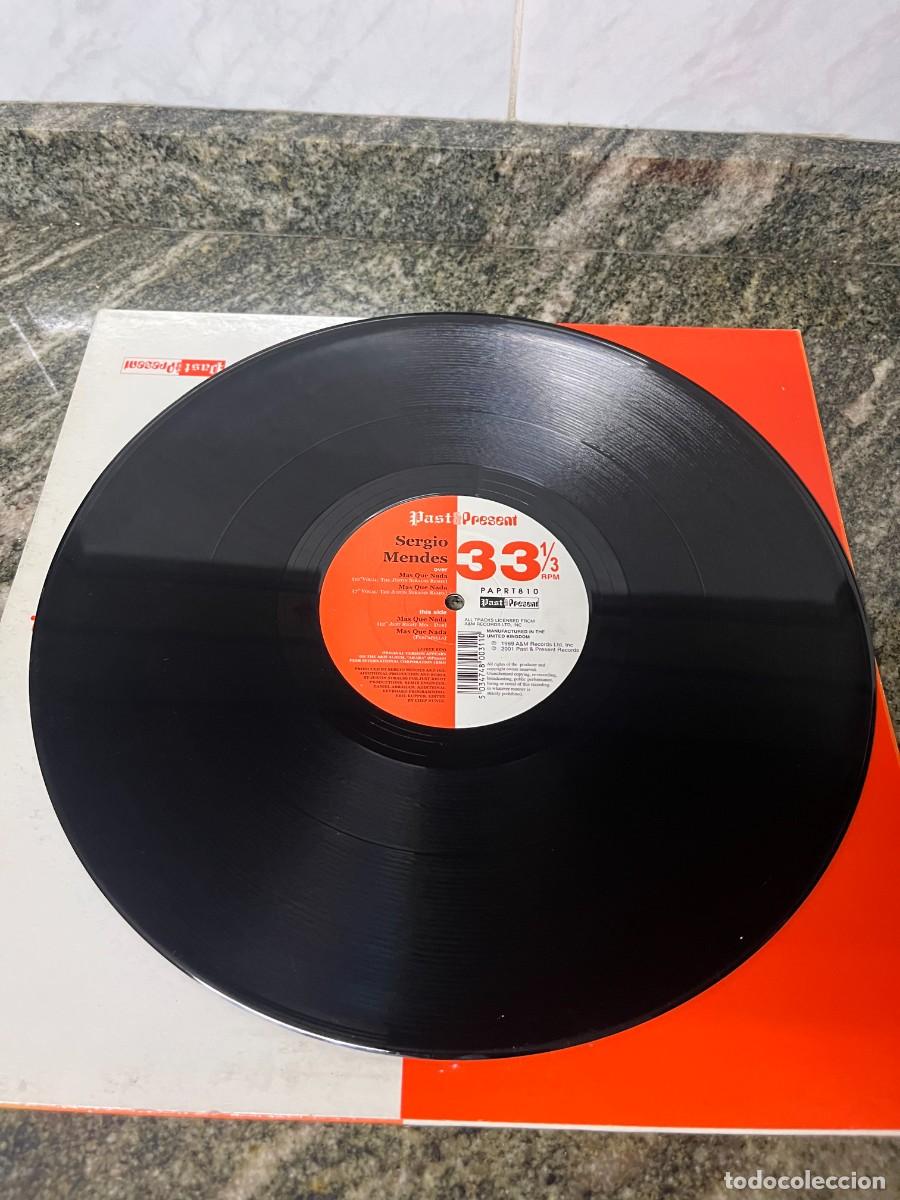 Discos de vinilo: S&eacute;rgio Mendes Mas Que Nada (Remixes) - Foto 2