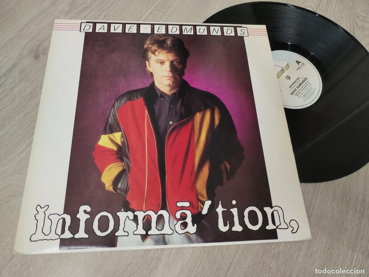 Discos de vinilo: DAVE EDMUNDS - INFORMA&acute;TION , ..MAXISINGLE DE ARISTA - 1983 - U.K