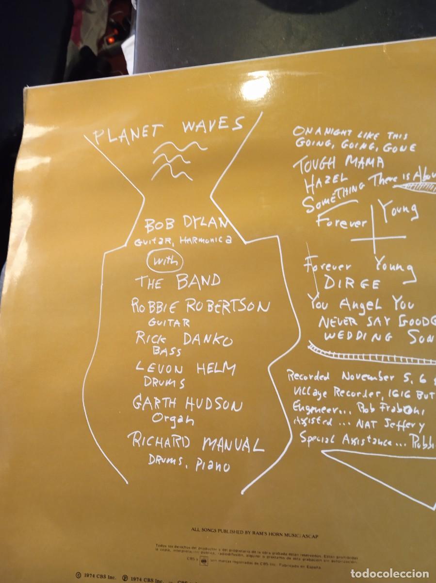 Discos de vinilo: BOB DYLAN - PLANET WAVES. LP - Foto 2