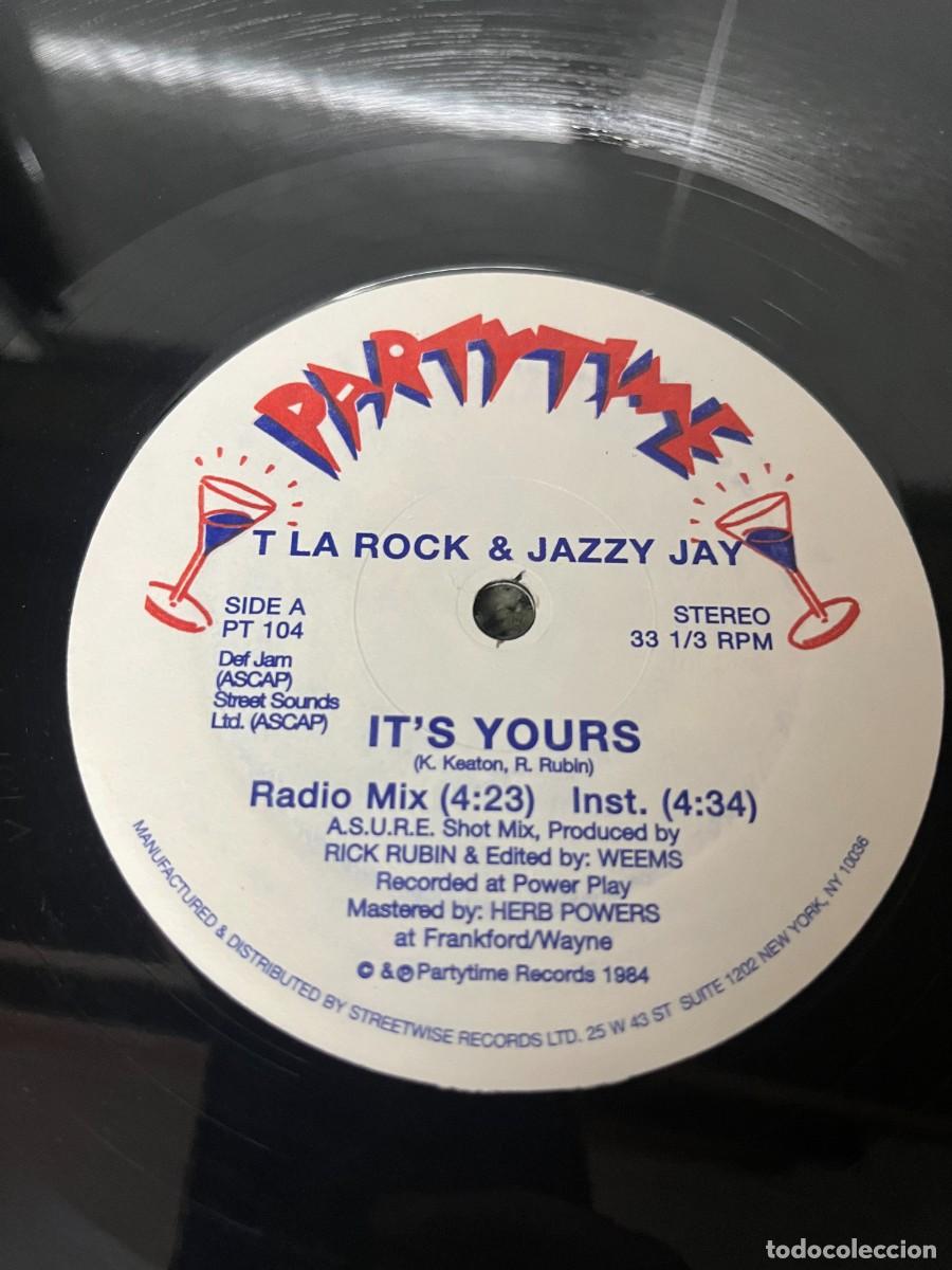 Discos de vinilo: T La Rock & Jazzy Jay &ndash; Its Yours - Foto 3