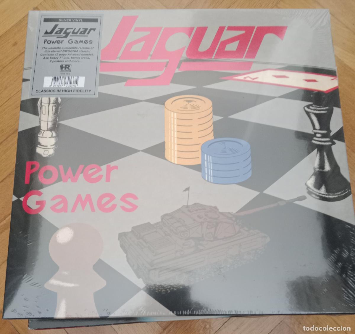 Discos de vinilo: Jaguar - Power games Lp +7&rdquo;. Nuevo - Foto 1