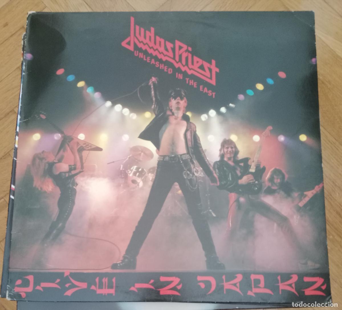 Discos de vinilo: Judas Priest - Unleash in the East Lp UK 1978