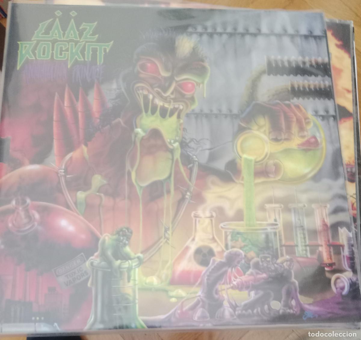 Discos de vinilo: Laaz Rockit - Annihilation principle Lp nuevo - Foto 1