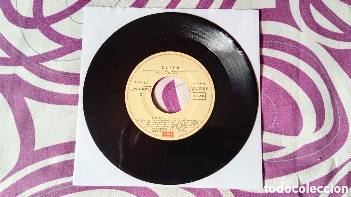 Discos de vinilo: Queen &ndash; I Want It All 7&rdquo; Single - Foto 4