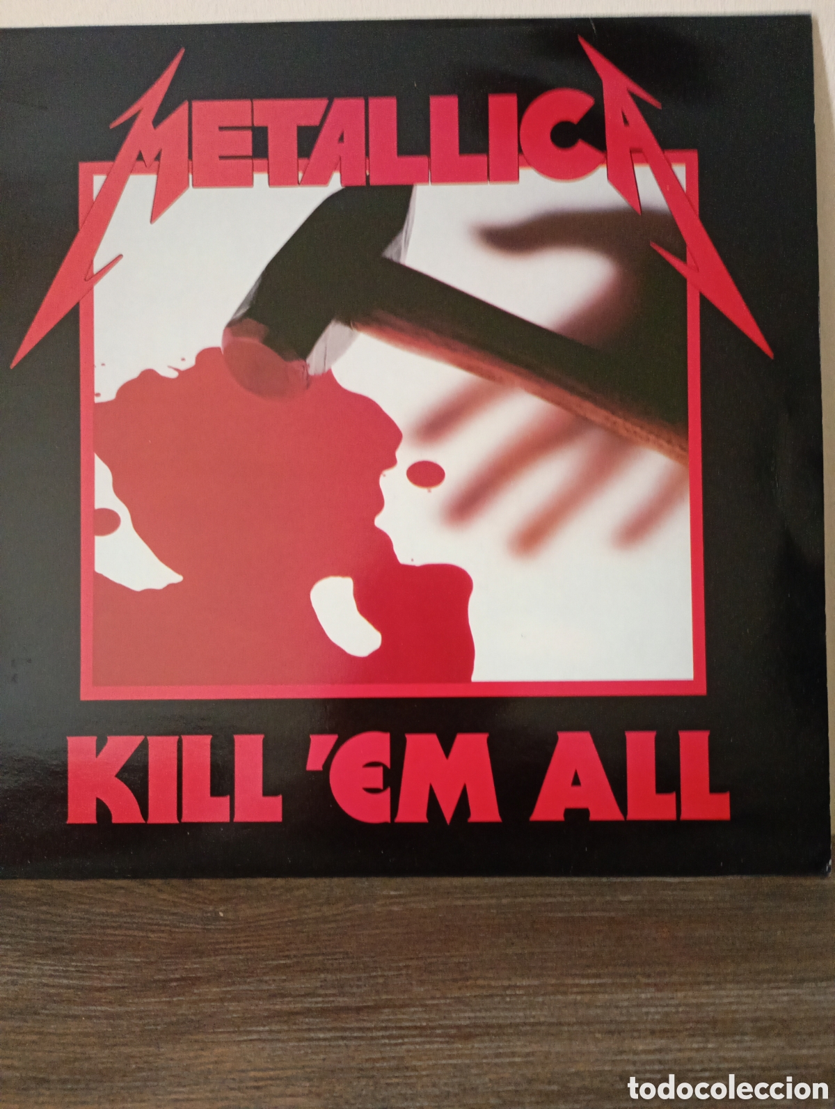 Discos de vinilo: Metallica, Kill en all 1983 Made in England , primera edici&oacute;n MFN 7.