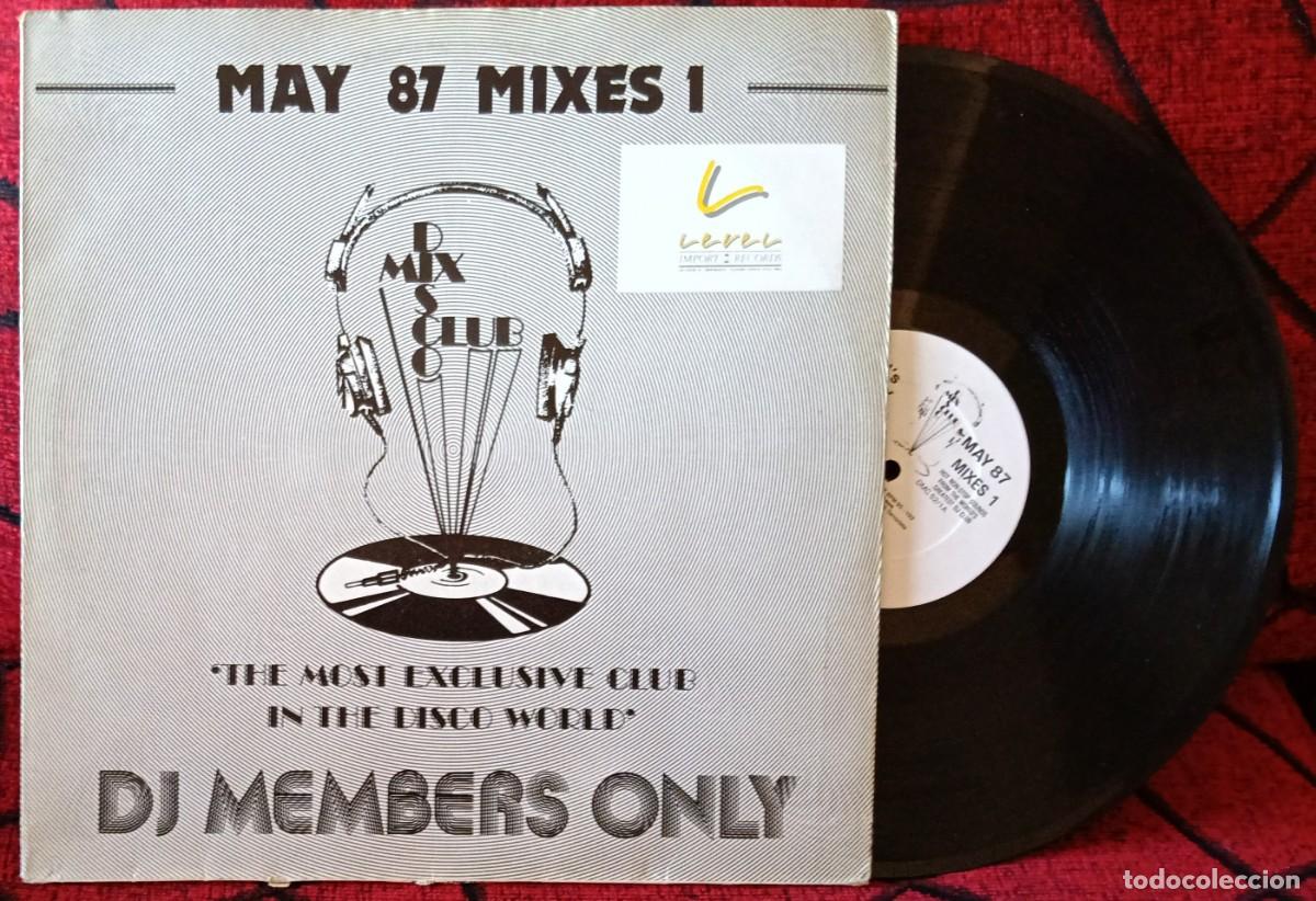 Discos de vinilo: MAY 87 MIXES 1 DJ VINILO LP PROMOCIONAL 1987 MADONNA Simple Minds JANET JACKSON Prince MANTRONIX
