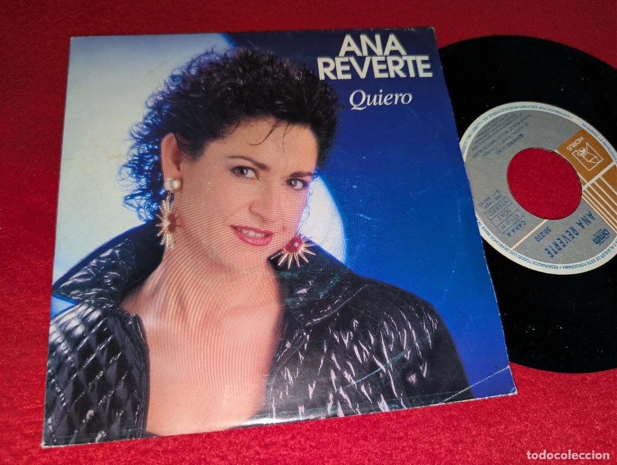 Discos de vinilo: ANA REVERTE Quiero/Salvame madre 7'' single 1993 Horus