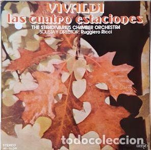 Discos de vinilo: Las Cuatro Estaciones - Vivaldi. The Stradivarius Chamber Orchestra, dir.: Ruggiero Ricci