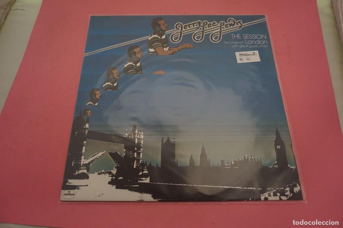 Discos de vinilo: LP - JERRY LEE LEWIS - THE SESSION - DISCO EN ESTADO EXCELENTE