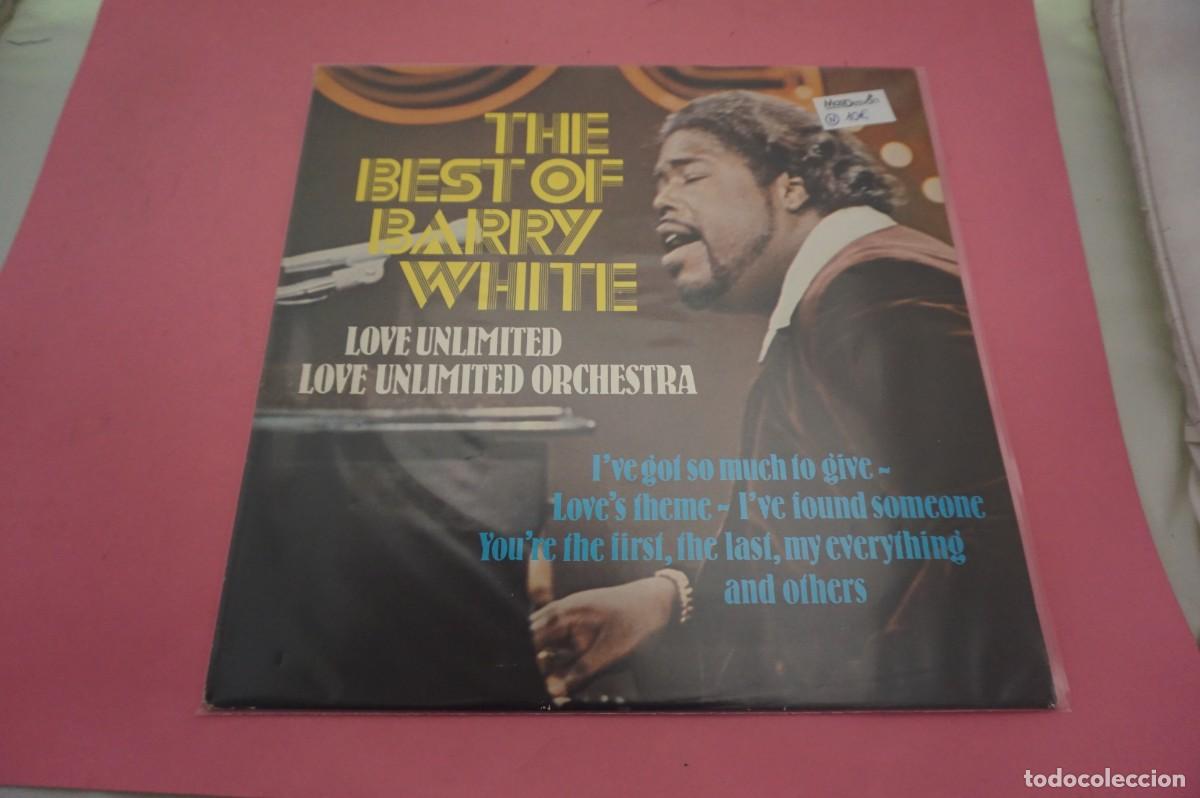 Discos de vinilo: LP - THE BEST OF BARRY WHITE - DISCO EN ESTADO EXCELENTE