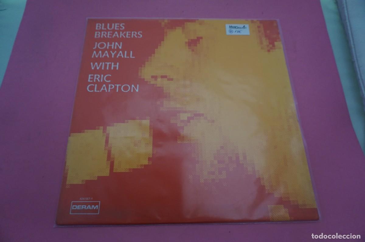 Discos de vinilo: LP - JOHN MAYALL WITH ERIC CLAPTON - BLUES BREAKERS - Foto 1