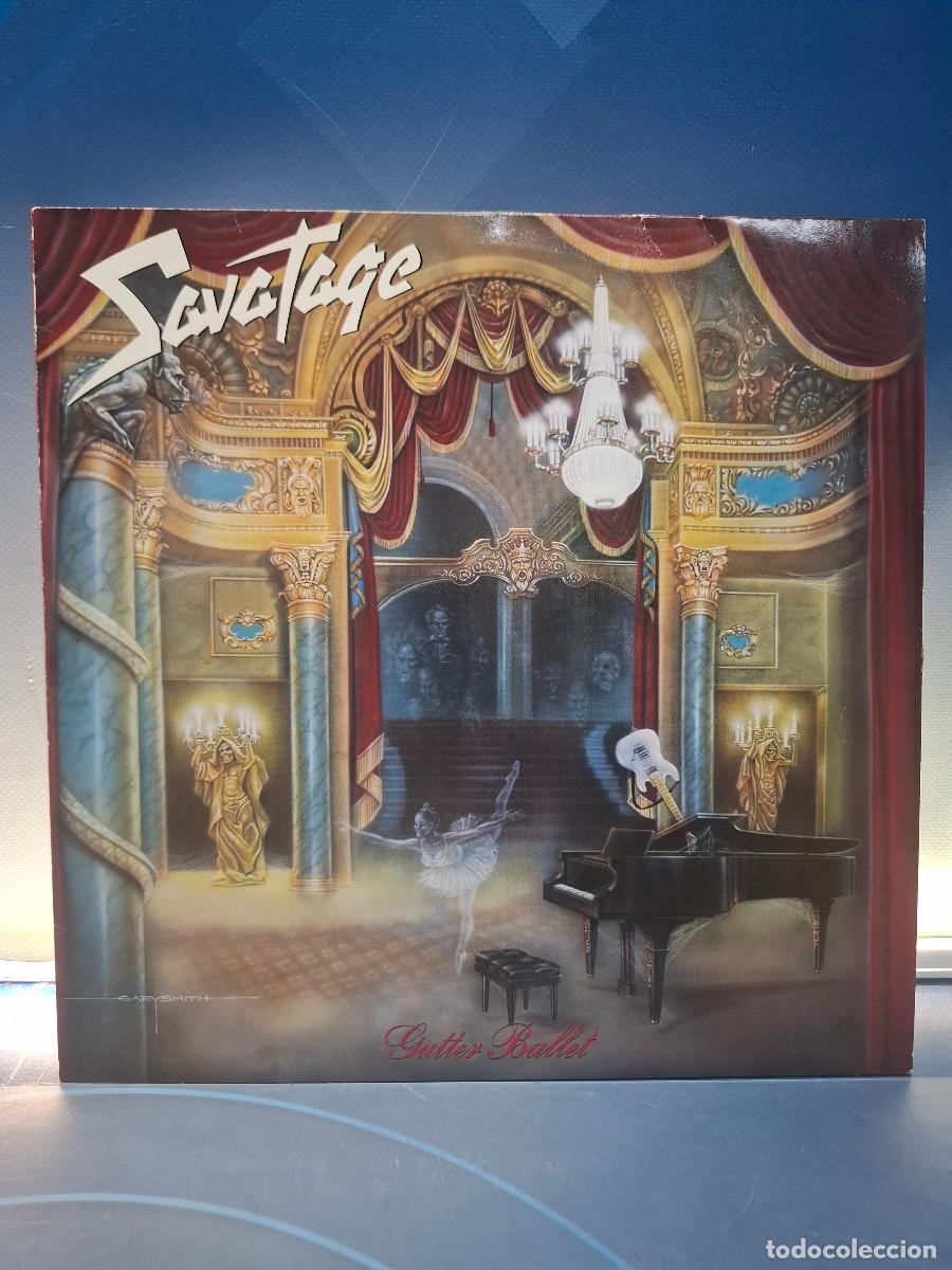 Discos de vinilo: Disco, Lp, Savatage, Gutter Ballet, 1989