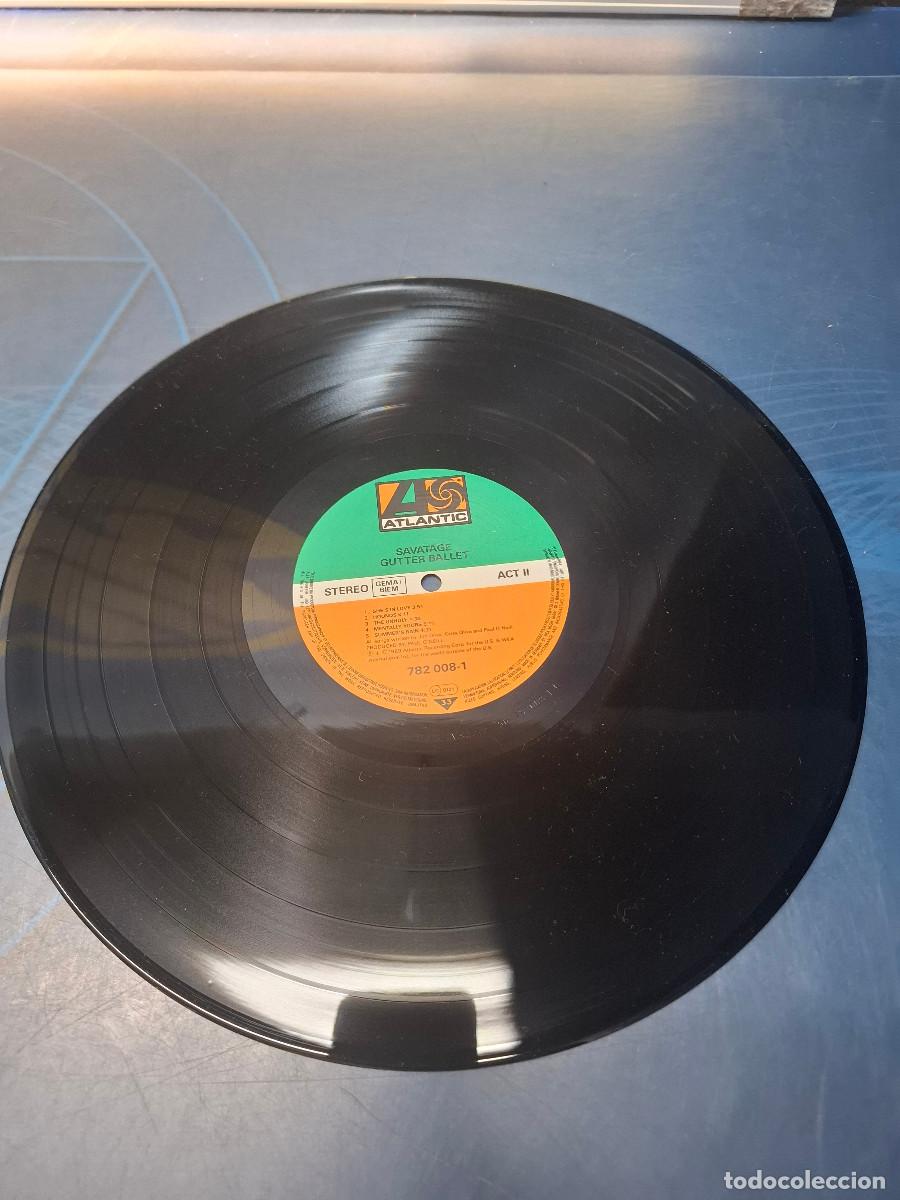 Discos de vinilo: Disco, Lp, Savatage, Gutter Ballet, 1989 - Foto 3