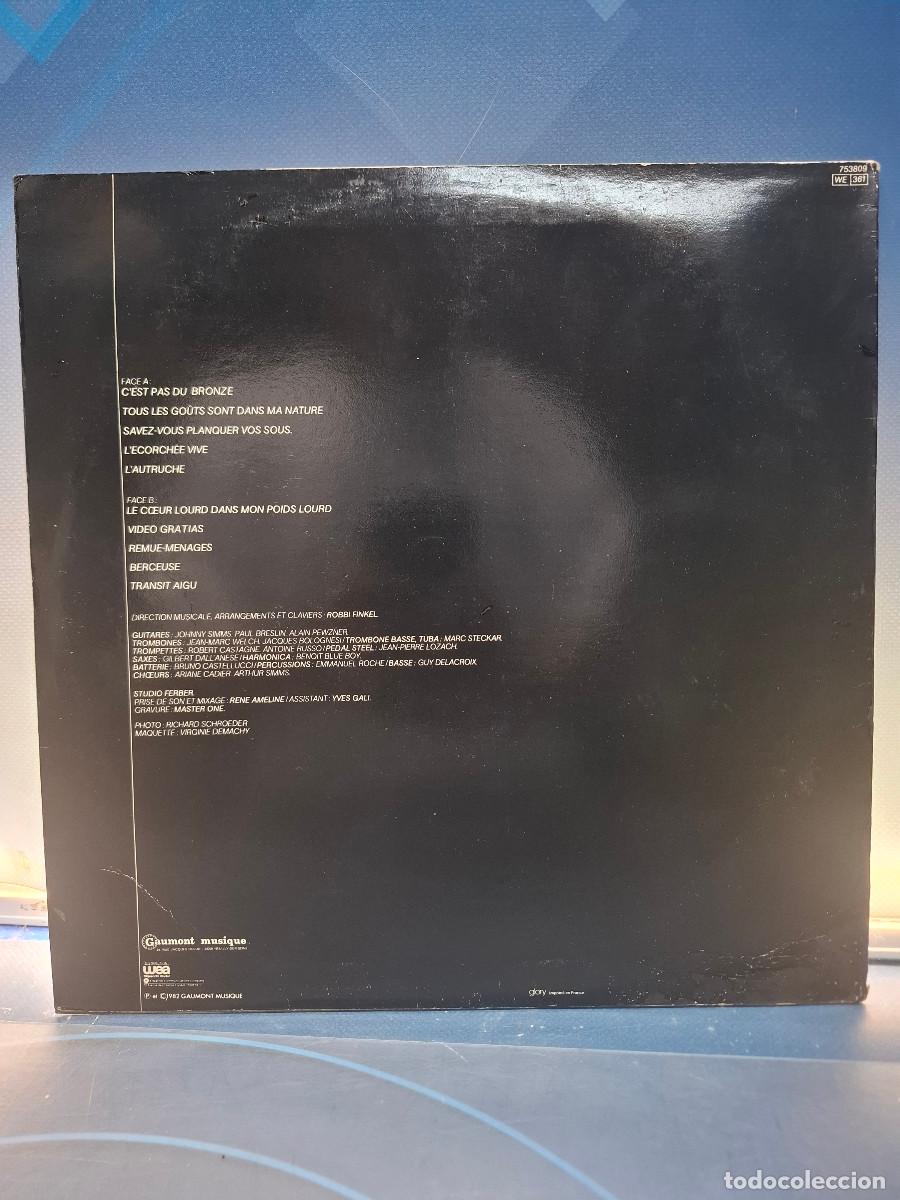 Discos de vinilo: Disco, Lp, Jacques Dutronc, C est Pas Du Bronze, 1982 - Foto 2