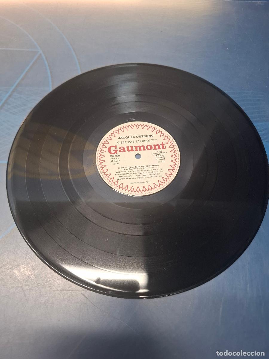 Discos de vinilo: Disco, Lp, Jacques Dutronc, C est Pas Du Bronze, 1982 - Foto 3