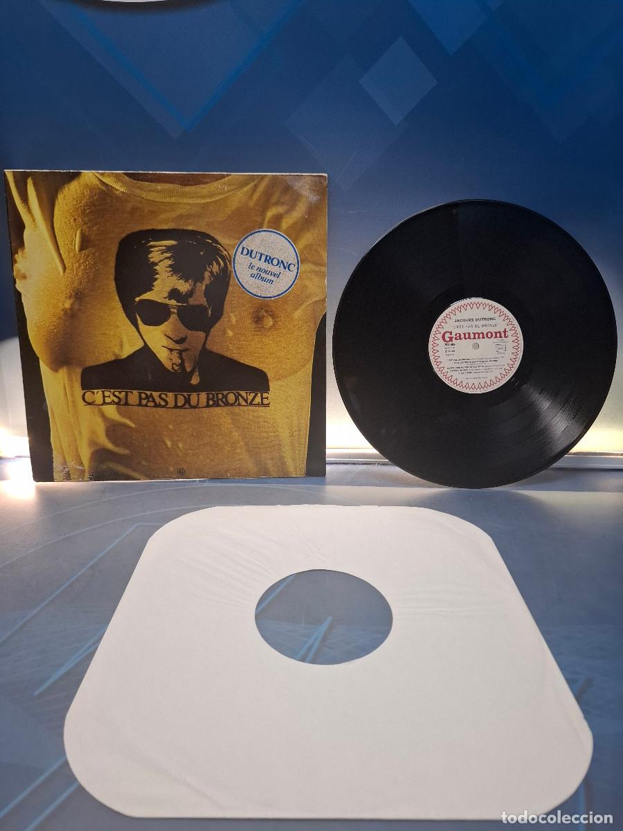 Discos de vinilo: Disco, Lp, Jacques Dutronc, C est Pas Du Bronze, 1982 - Foto 4
