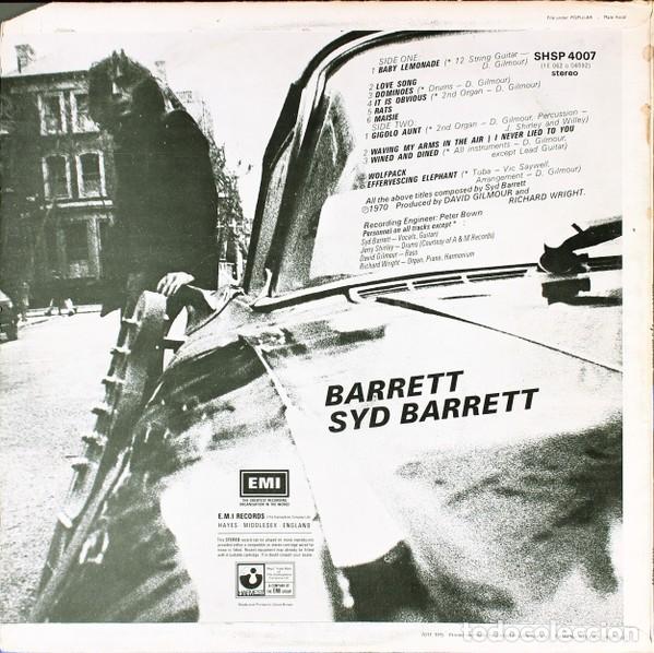 Discos de vinilo: Syd Barrett &lrm;&ndash; Barrett - LP - Foto 2